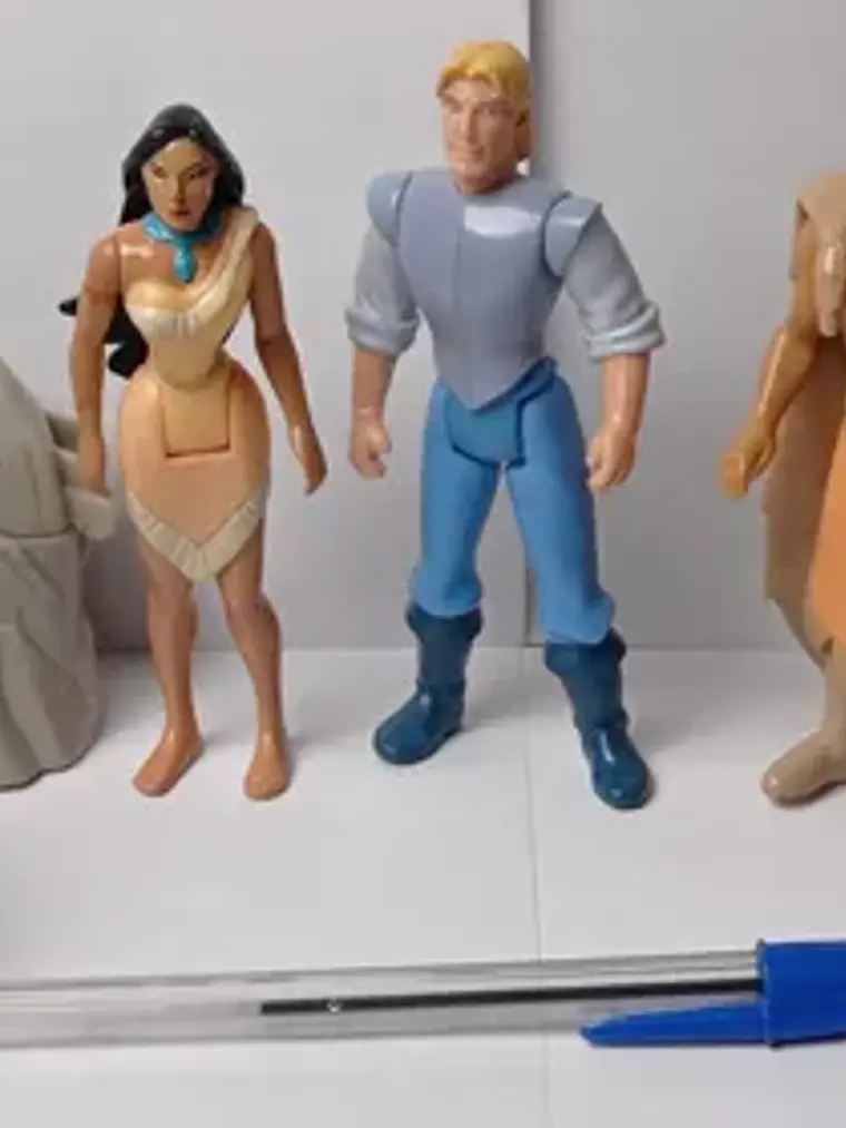 Set 6x Pocahontas 1996 Burger King John Smith Meeko Powatan 2