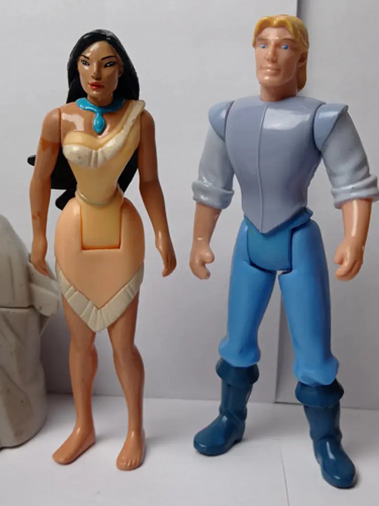 Set 6x Pocahontas 1996 Burger King John Smith Meeko Powatan 4