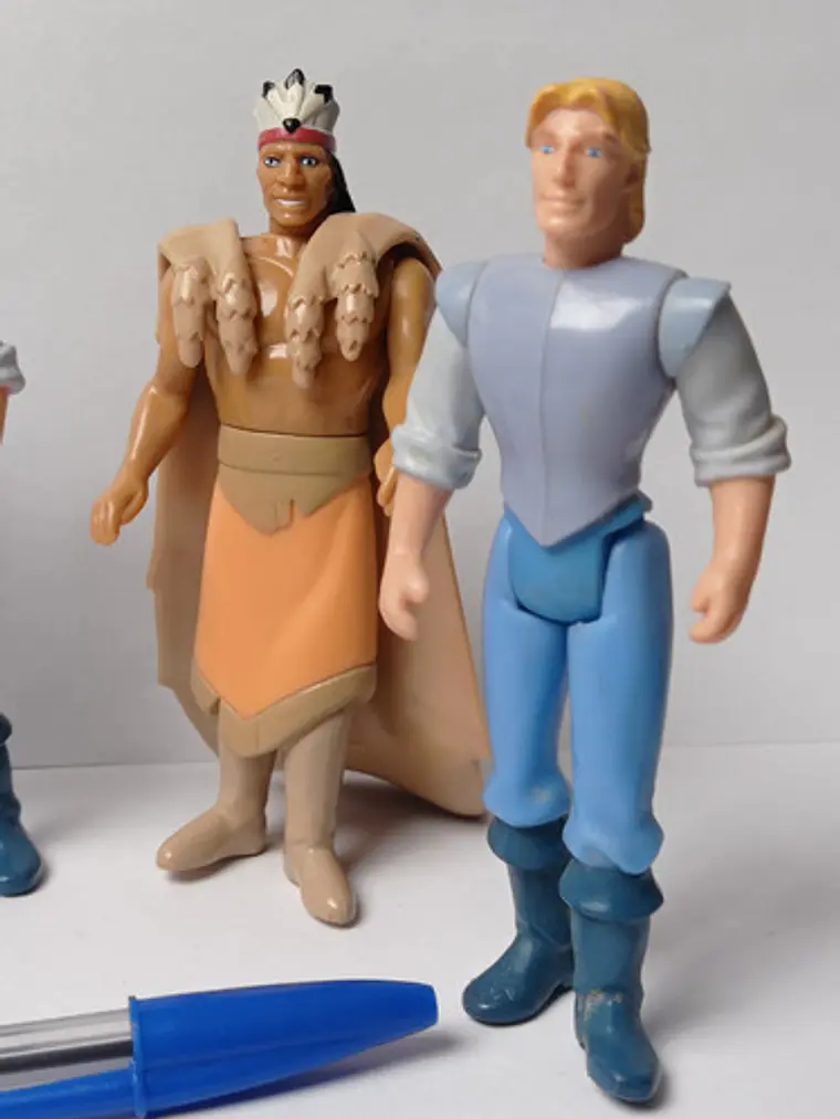 Set 6x Pocahontas 1996 Burger King John Smith Meeko Powatan 5
