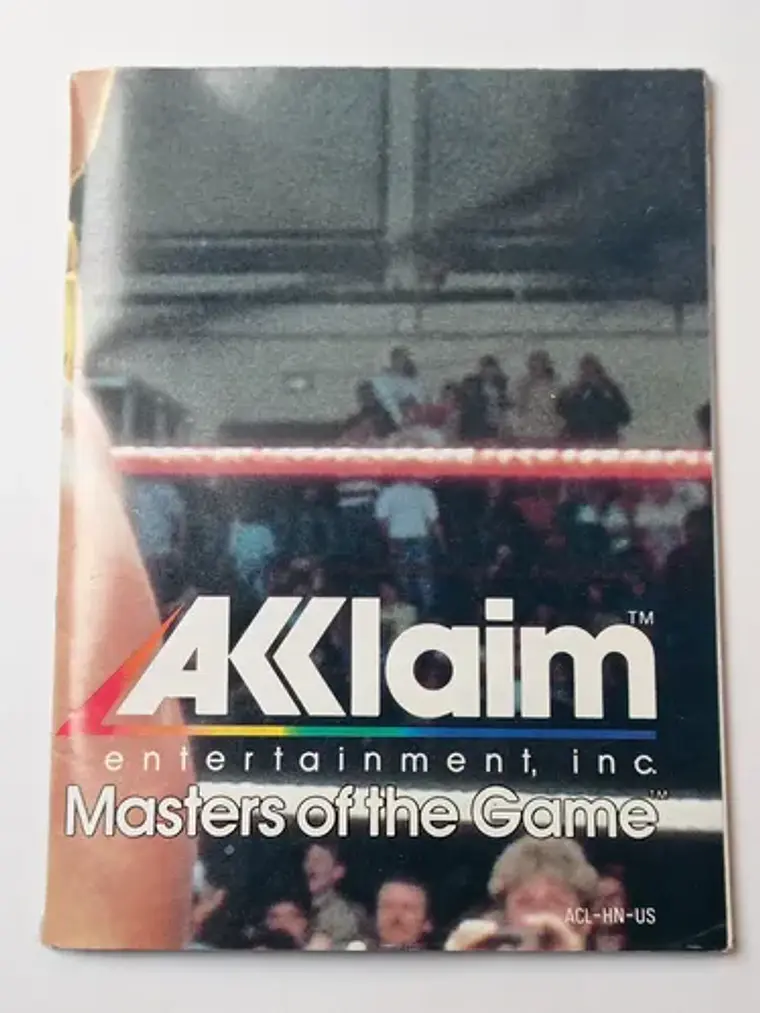 Póster Nintendo WWF Wrestlemania 1988 Nes Rare Acclaim 4