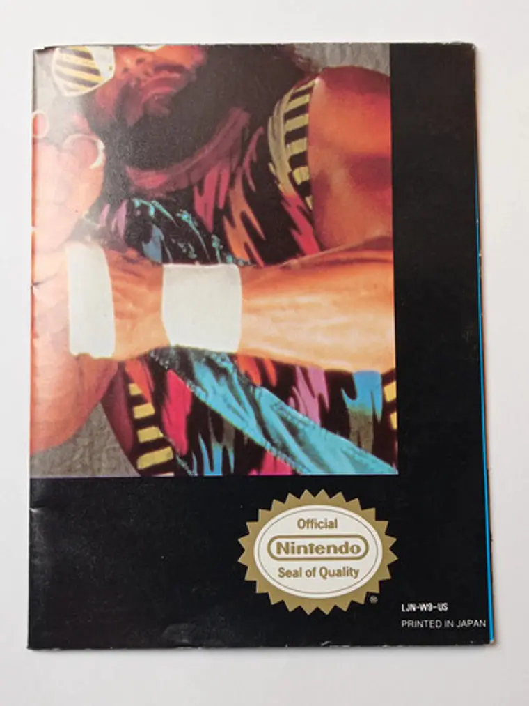 Póster Nintendo WWF Wrestlemania Challenge 1990 Nes LJN 4