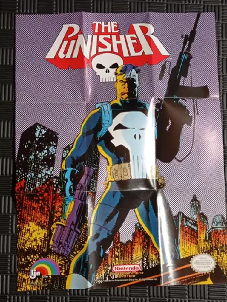 Póster Nintendo The Punisher 1991 Nes LJN 1