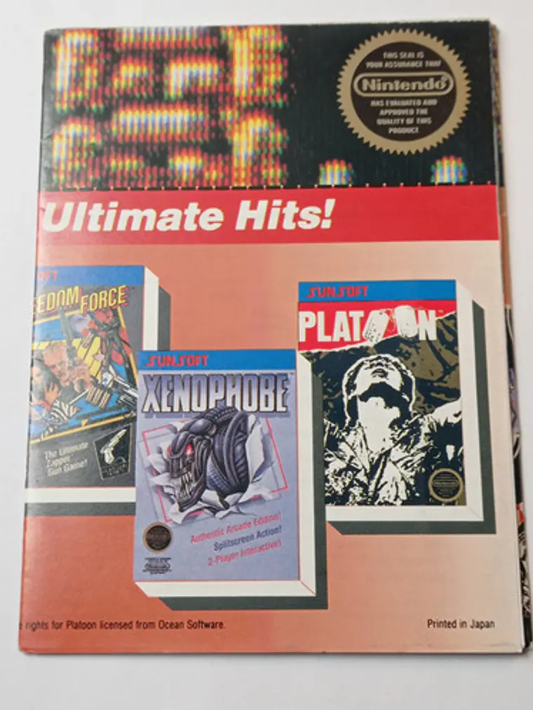 Póster Nintendo Blaster Master 1988 Nes Sunsoft 3