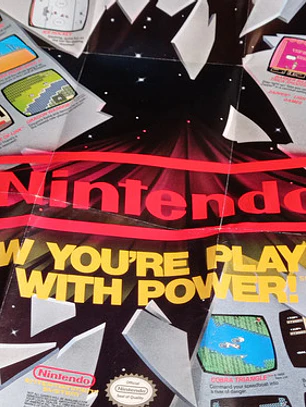 Póster Nintendo Now You're Playing with Power 1988 Nes