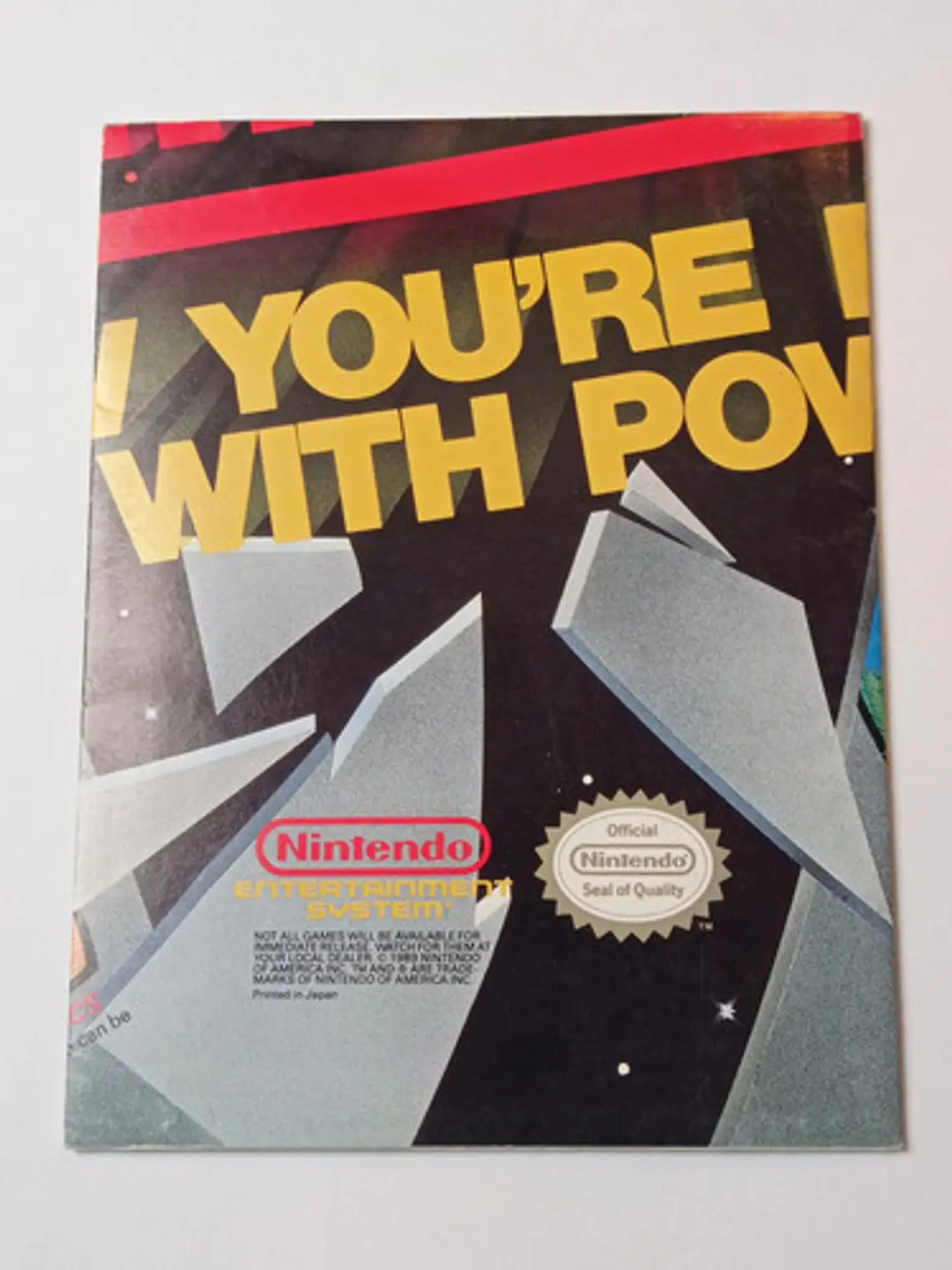 Póster Nintendo Now You're Playing with Power 1988 Nes 3
