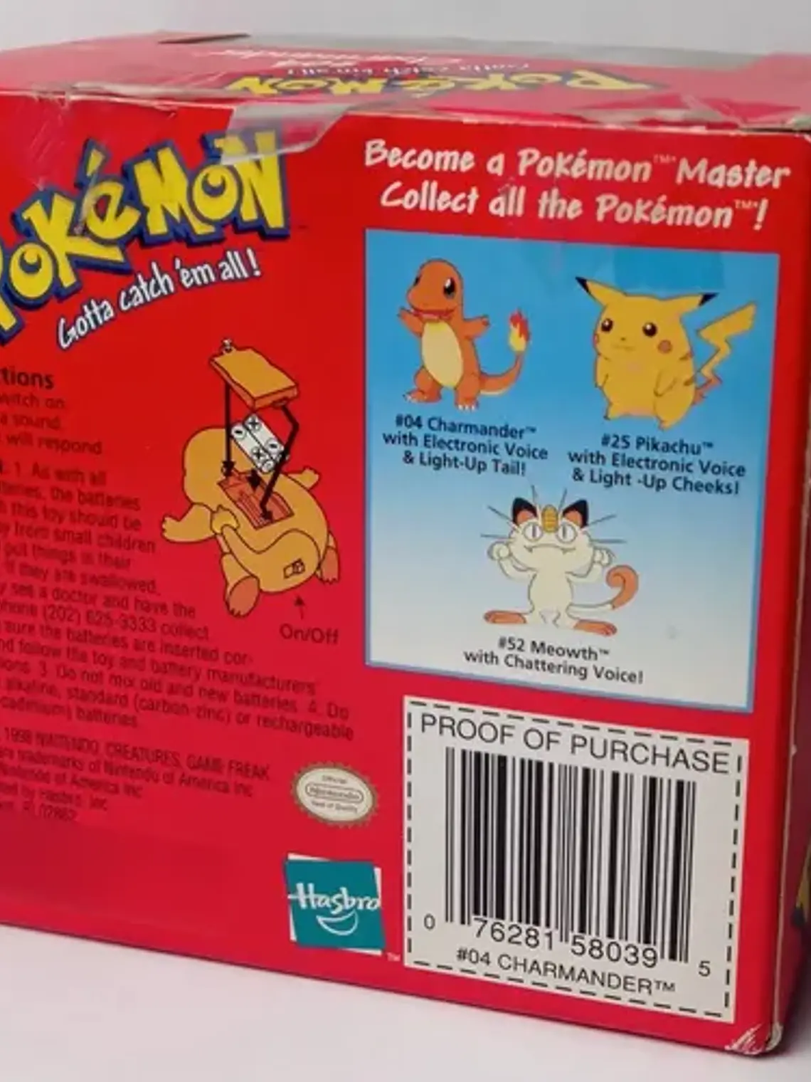Charmander 1998 Nintendo Hasbro Pokemon Electronic 3