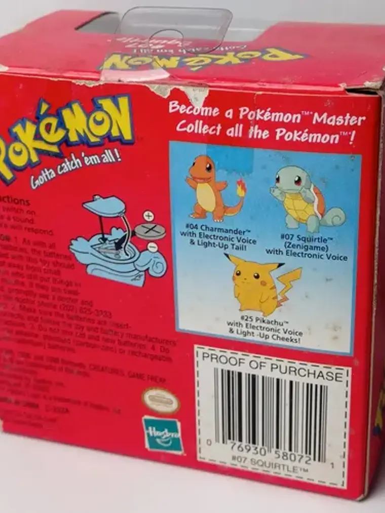 Squirtle 1999 Nintendo Hasbro Pokemon Electronic 4