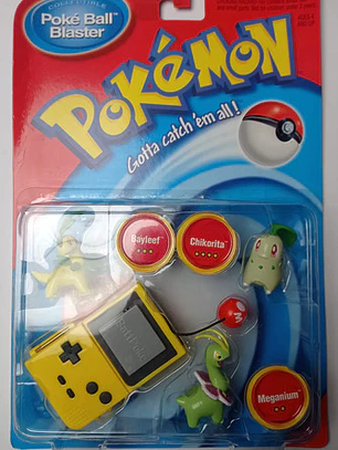Chikorita + Bayleef + Meganium 2000 Hasbro Pokemon Nintendo