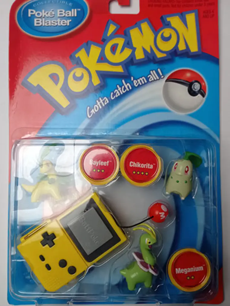 Chikorita + Bayleef + Meganium 2000 Hasbro Pokemon Nintendo 1