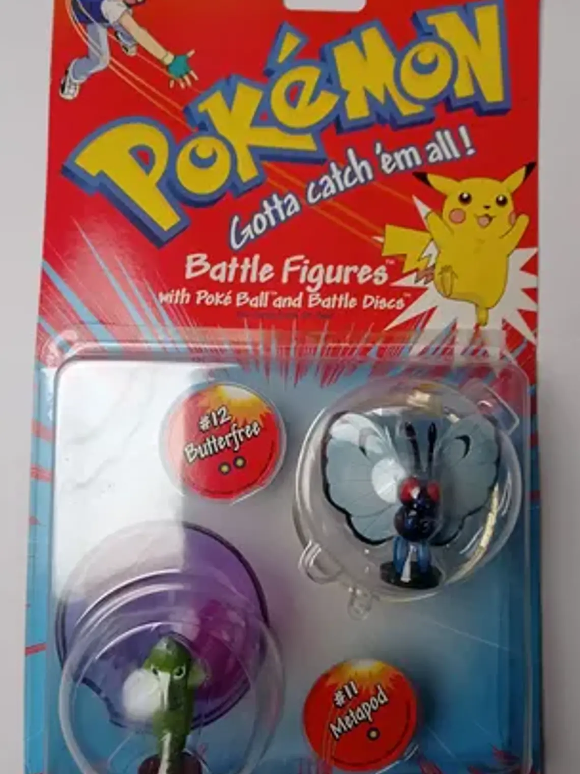 Butterfree + Metapod 1999 Hasbro Pokemon Nintendo 1