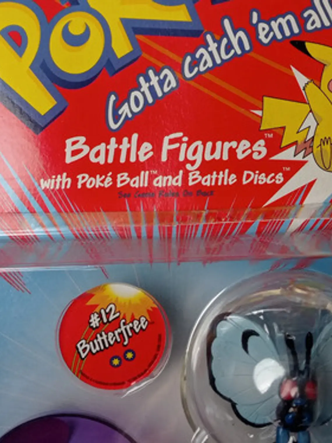 Butterfree + Metapod 1999 Hasbro Pokemon Nintendo 3