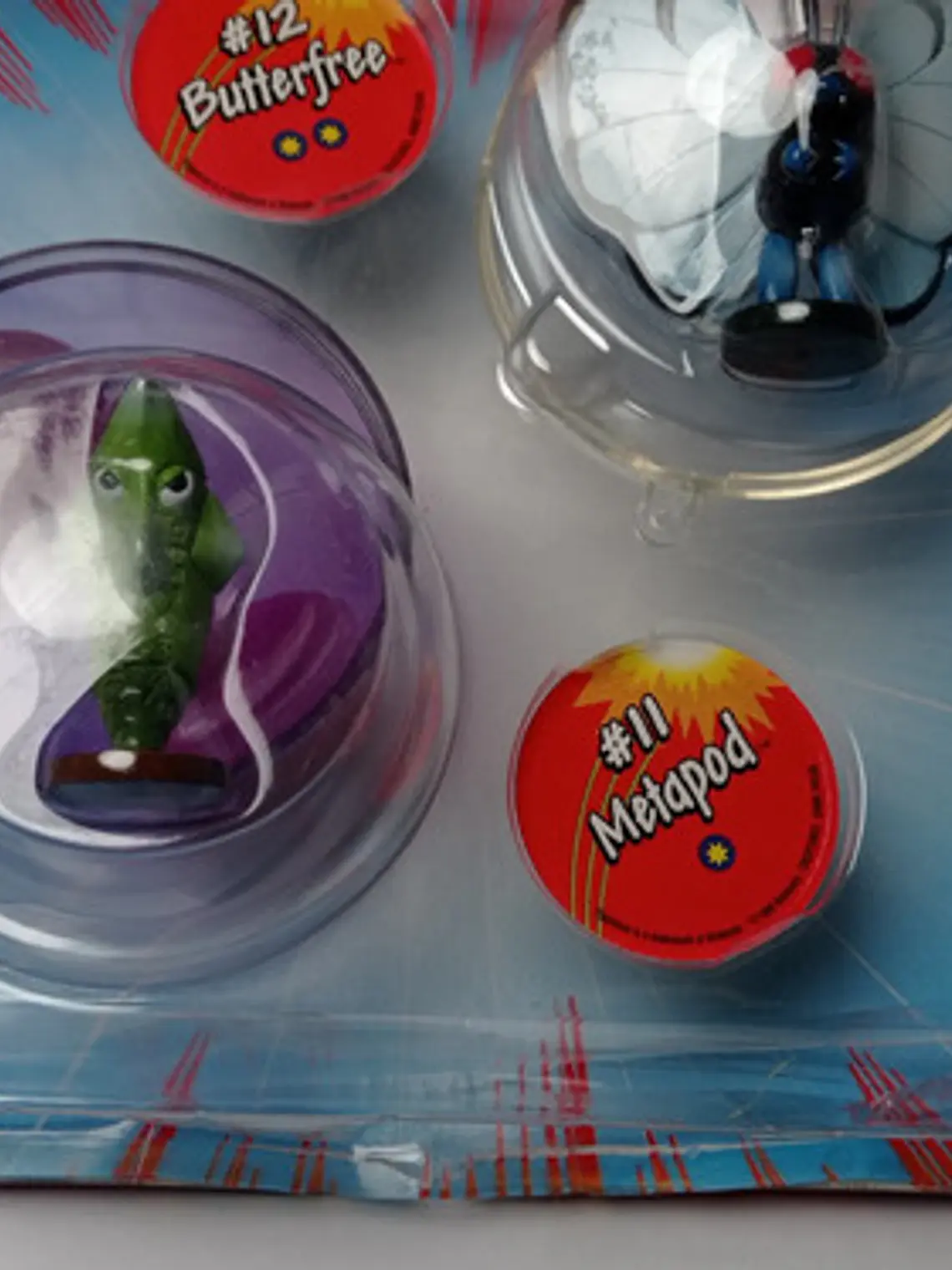 Butterfree + Metapod 1999 Hasbro Pokemon Nintendo 5