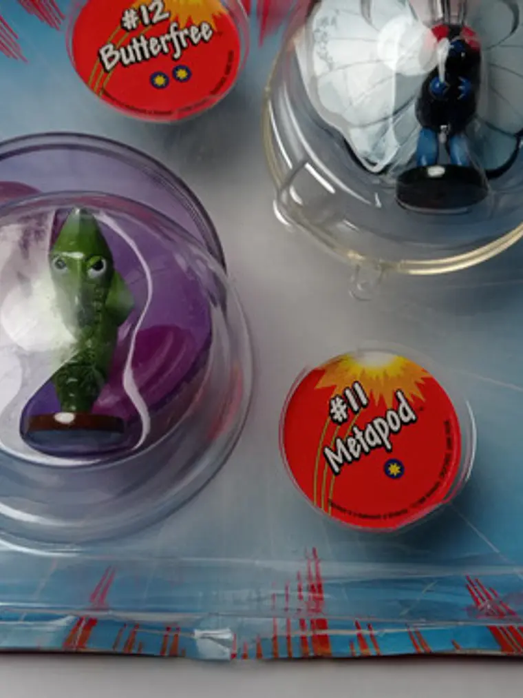 Butterfree + Metapod 1999 Hasbro Pokemon Nintendo 5