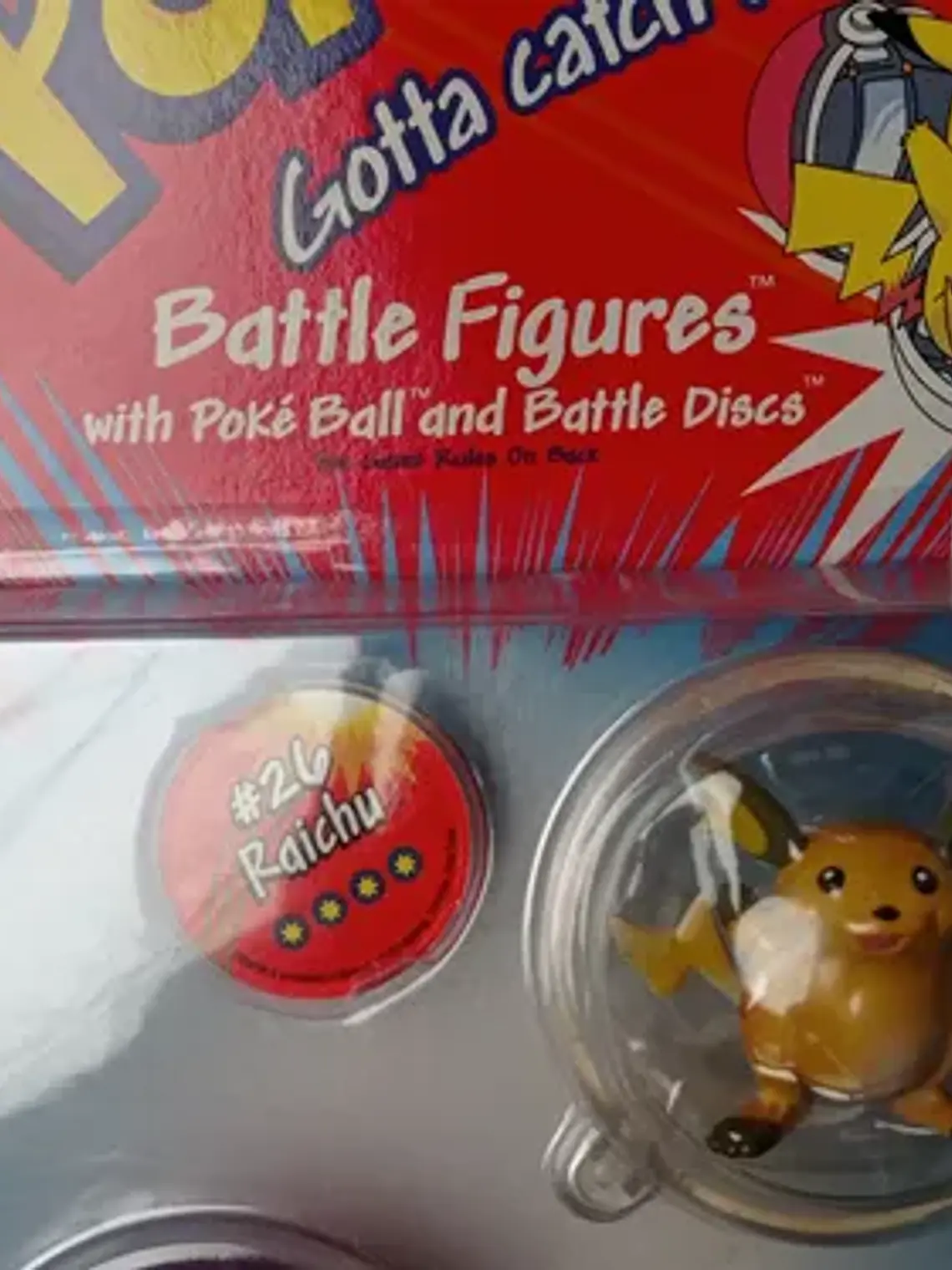 Pikachu + Raichu 1999 Hasbro Pokemon Nintendo 3