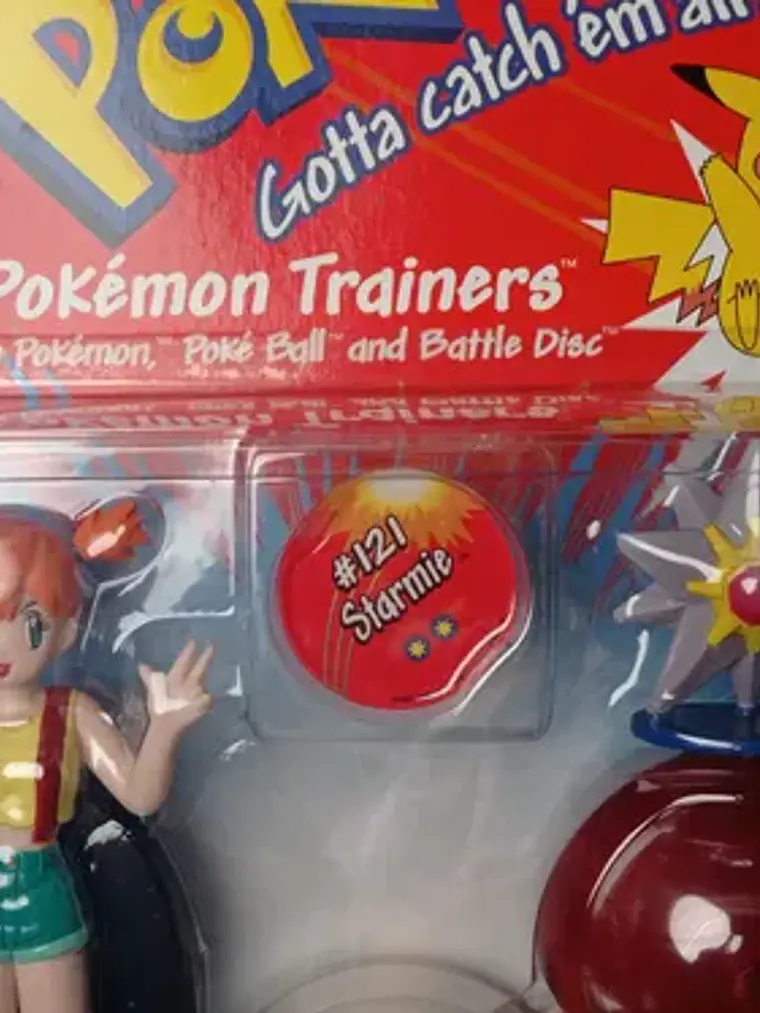 Misty Y Starmie 1999 Hasbro Pokemon Trainers Nintendo 3