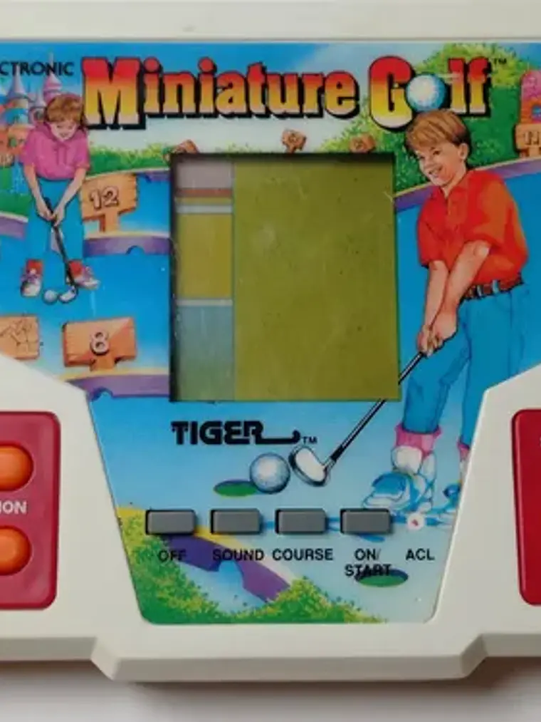 Videojuego Miniature Golf 1988 Tiger Electronics 1
