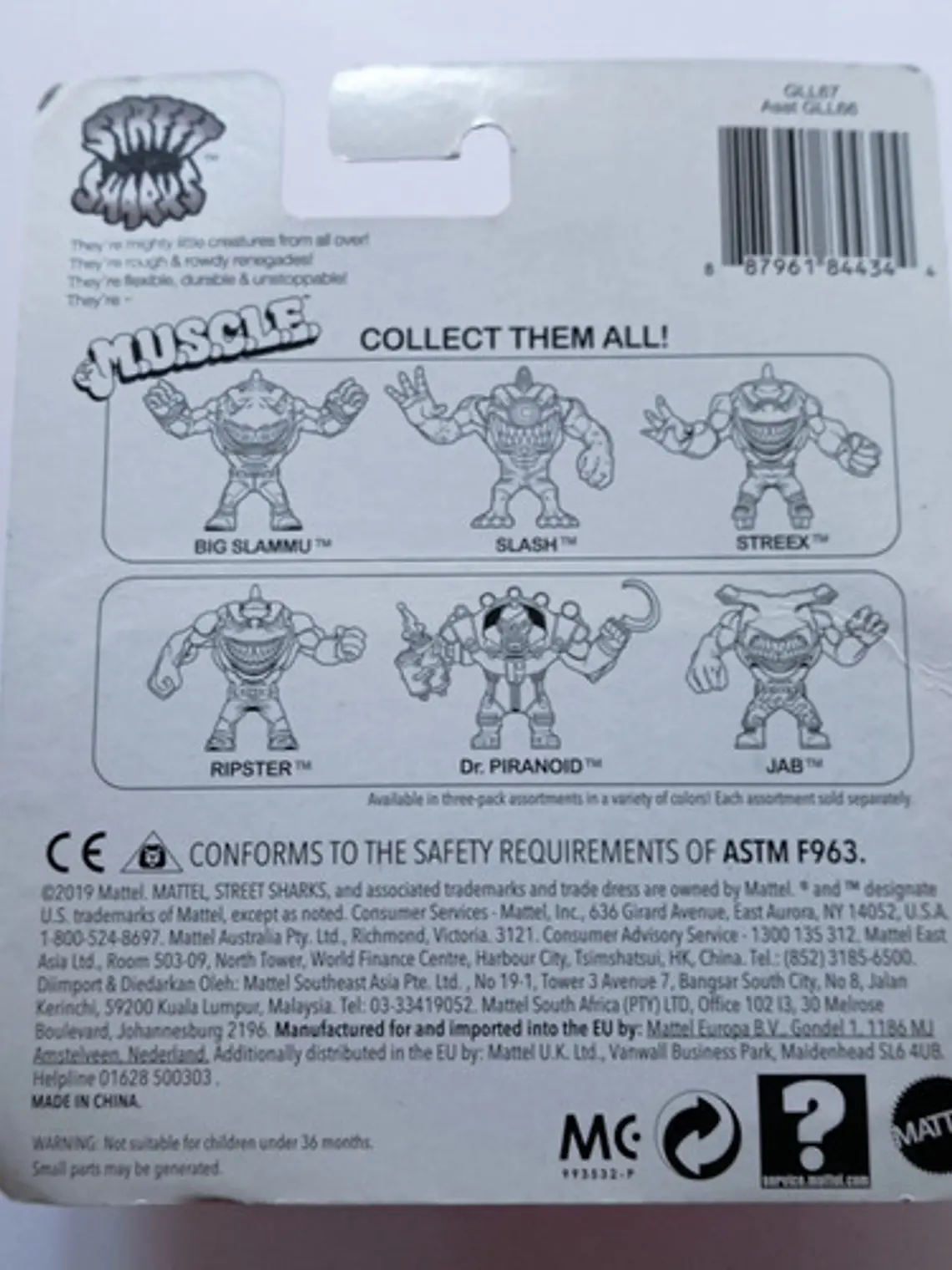 Street Sharks M.u.s.c.l.e Miniaturas Mattel Muscle 4
