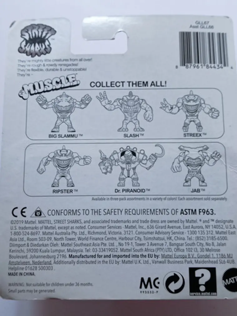 Street Sharks M.u.s.c.l.e Miniaturas Mattel Muscle 4