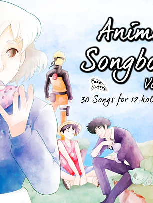 Cancionero Digital (Ingles) para Ocarina de 12 Agujeros Anime Vol 2
