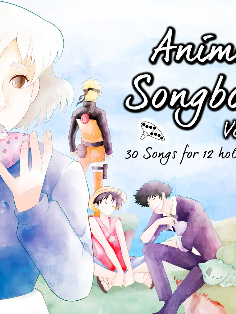 Cancionero Digital (Ingles) para Ocarina de 12 Agujeros Anime Vol 2 1