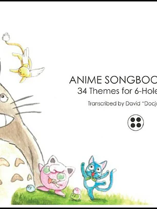 Cancionero Digital (Ingles) para Ocarina de 6 Agujeros Anime Vol 1