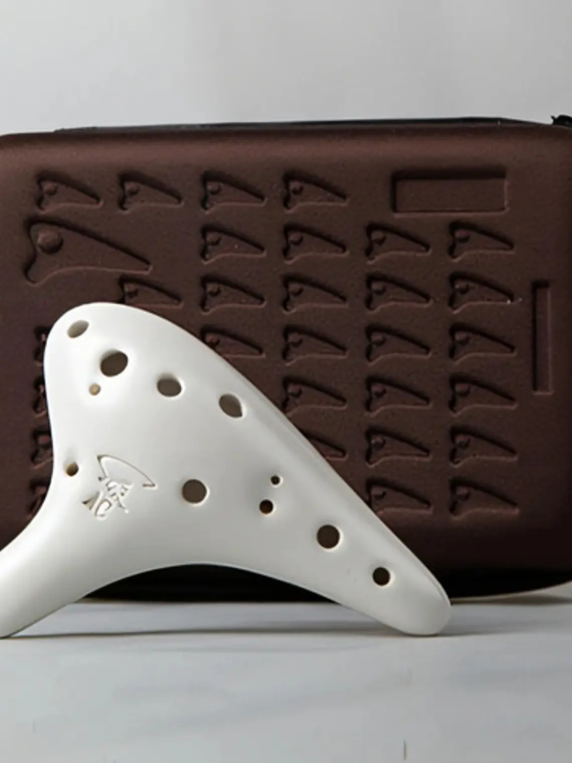 Ocarina 12 Agujeros | Model A Alto C Blanco 1