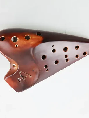 Ocarina Doble 19 Agujeros | Flamed Alto C
