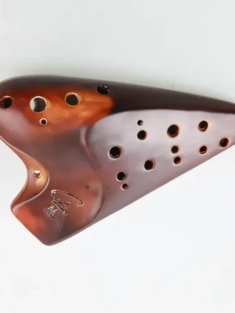 Ocarina Doble 19 Agujeros | Flamed Alto C 1
