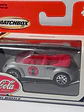 Concept 1 Beetle Convertible Coca Cola 2001 Matchbox Mattel Plateado - Miniatura 1