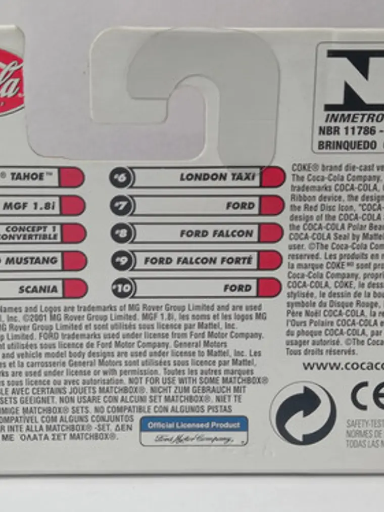 Ford Van Coca Cola 2002 Matchbox Mattel 2