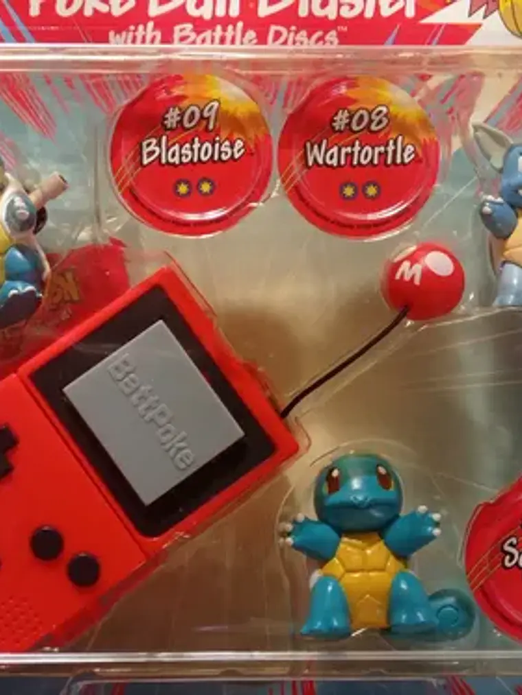 Squirtle + Wartortle  Blastoise 1999 Hasbro Pokemon Nintendo 4