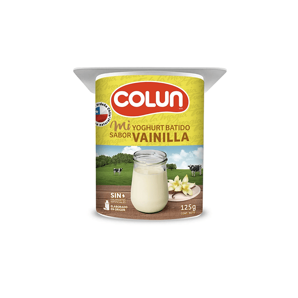 Batido vainilla colun 125