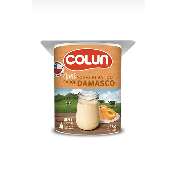 Batido damasco colun 125gm
