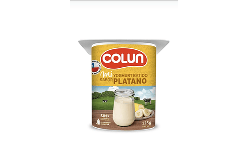 Batido platano colun 125
