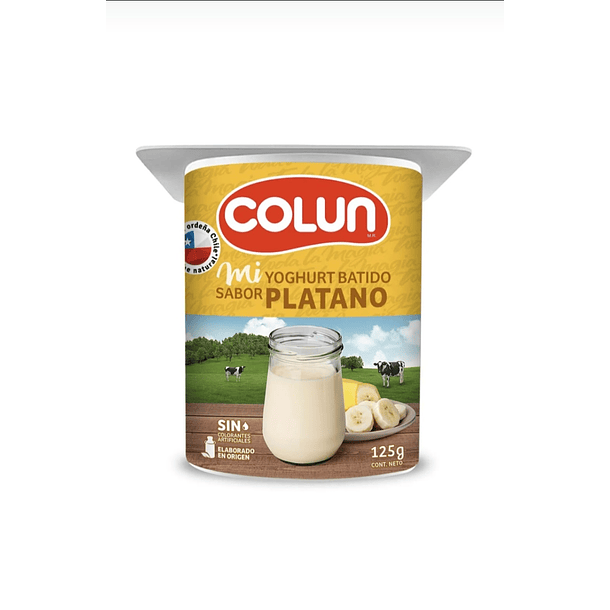 Batido platano colun 125