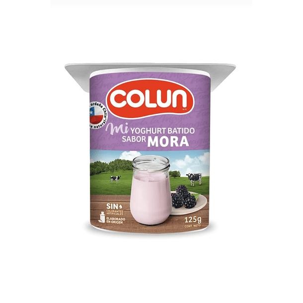 Batido mora colun 125