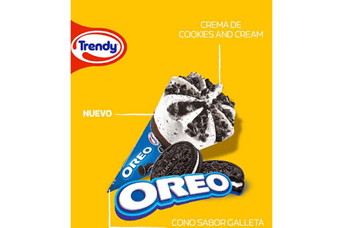 Cono oreo trendy x16