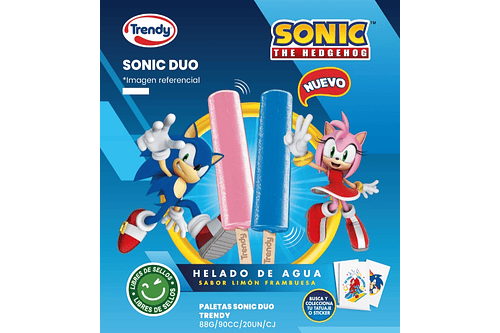 Paleta Sonic Duo Trendy x20