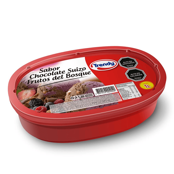 Cassatta choc/Suizo Frutos/bosque 1 Lt x6