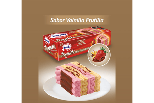 Bongelata vainilla frutilla trendy