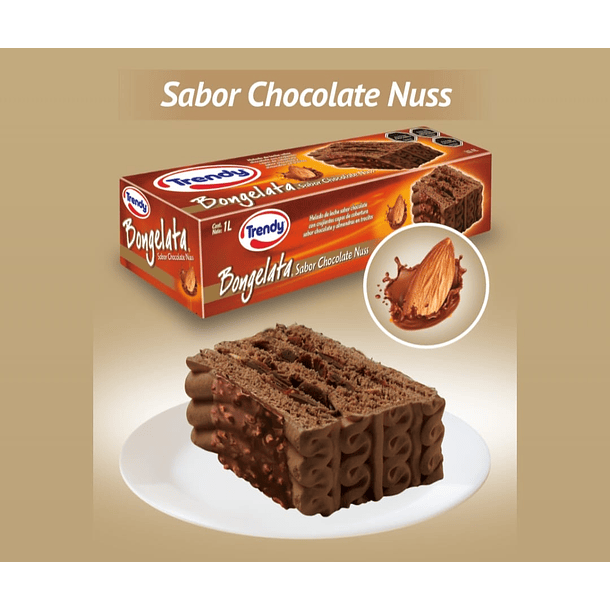 Bongelata chocolate nuss trendy