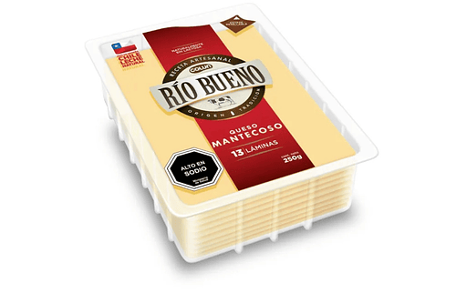 Queso laminado rio bueno 250gm