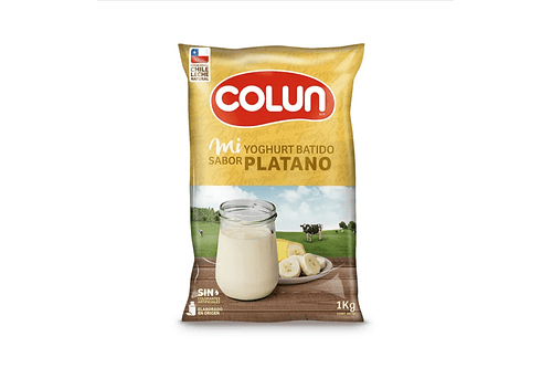 OFERTA Yoghurt Platano colun 1KG