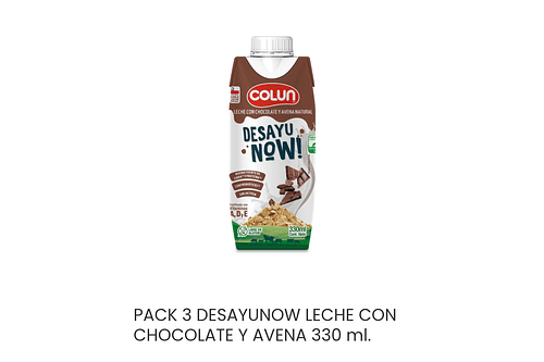 Desayunow chocolate avena 330 ml