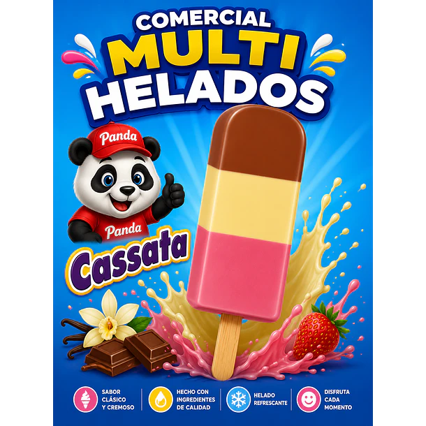 Paleta cassatta panda