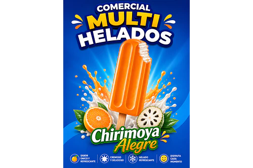 Paleta chirimoya crema x42