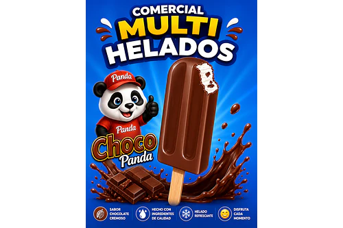 Paleta Choco panda x42