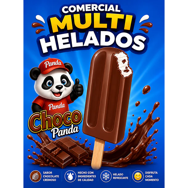 Paleta Choco panda x42