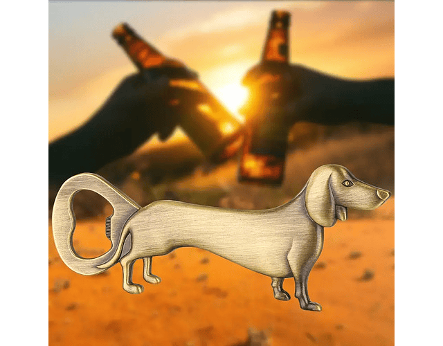 Destapador De Botellas Perro Salchicha