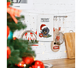 Paño De Cocina Navideño Diseño Perro Salchicha